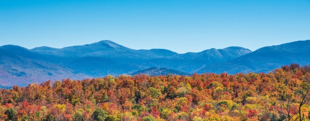 Fall color around Lake Placid